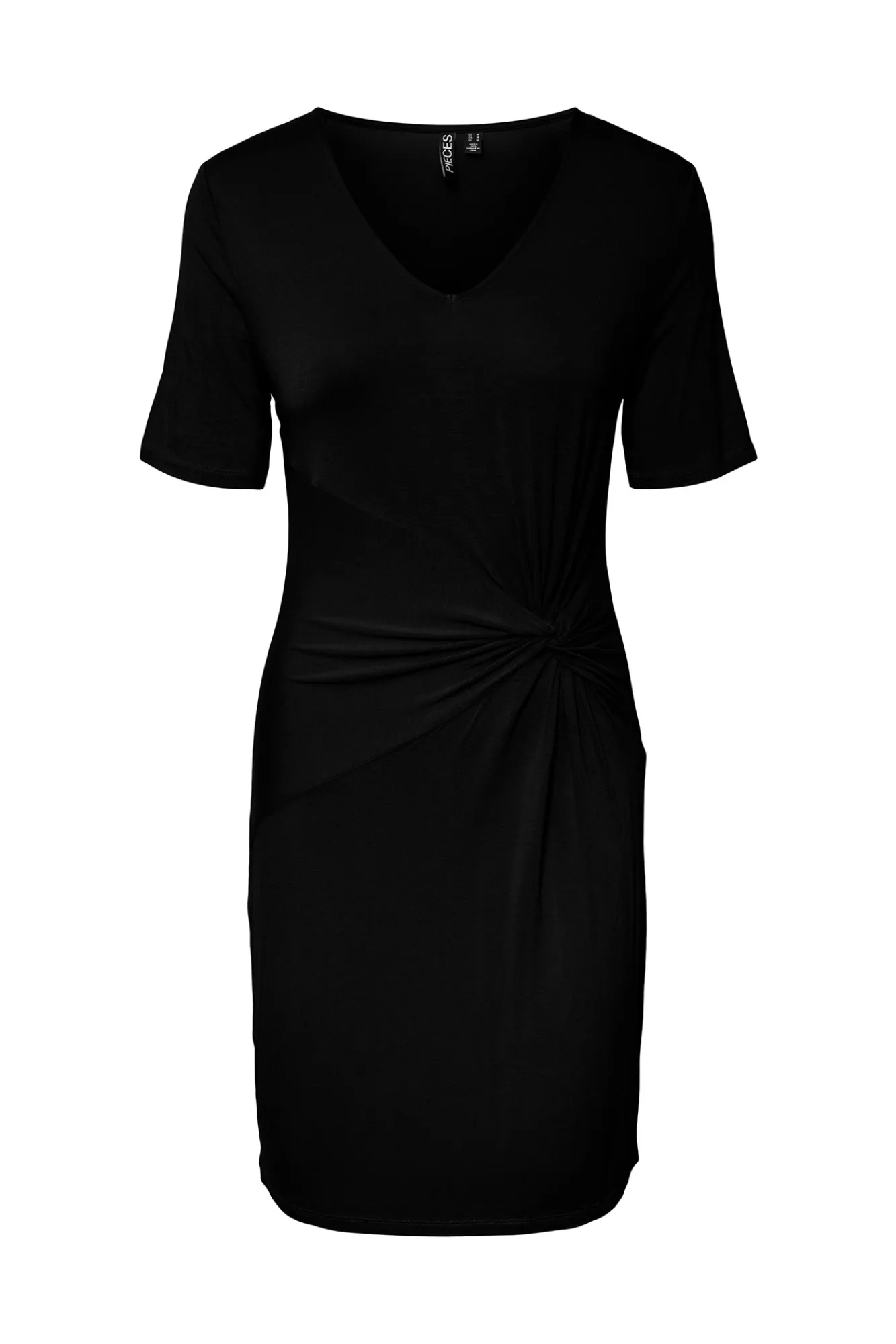 Pieces Vestido Midi Negro New