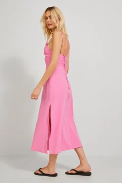 Jack & Jones Vestido Midi Morado Sale