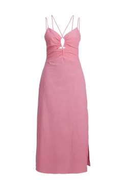 Jack & Jones Vestido Midi Morado Sale