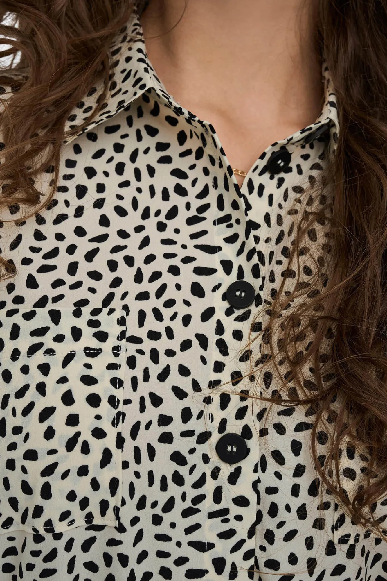 Only Vestido Midi Camisero Blanco Clearance