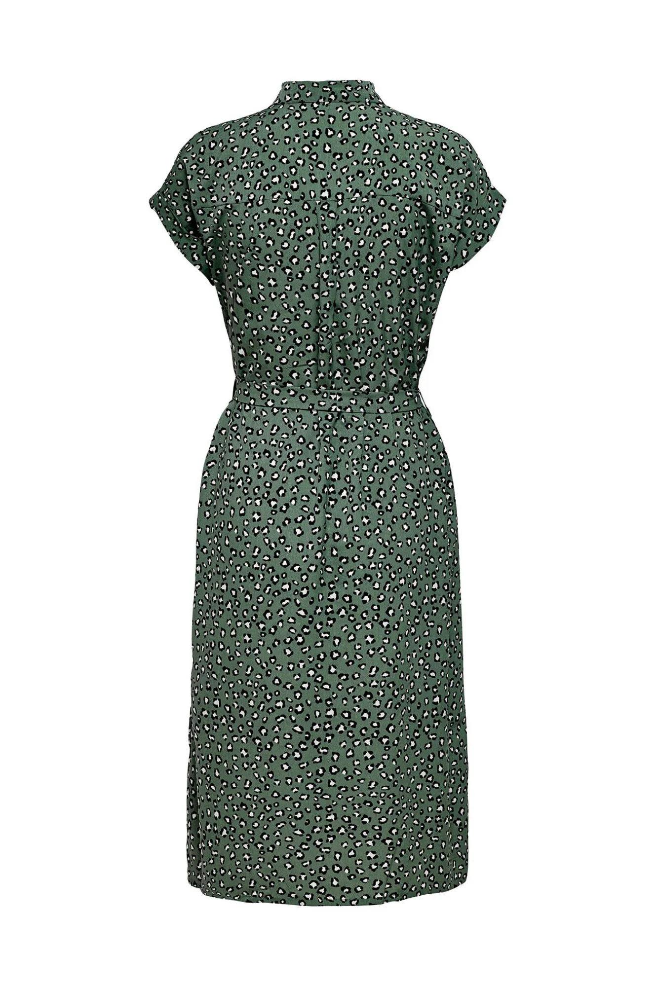Only Vestido Midi Camisero Verde New