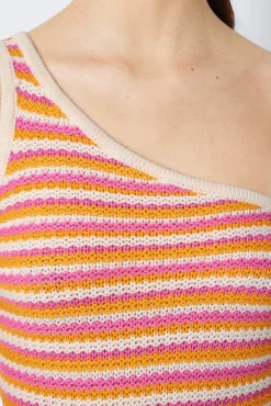 Noisy May Vestido Midi Crochet Blanco Hot