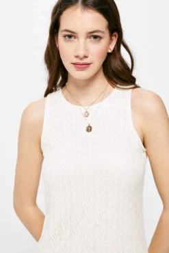 * Vestido Midi Crochet Amarillo Sale