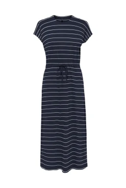 Only Vestido Midi De Corte Holgado Azul Medio Hot