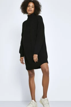 Noisy May Vestido Midi De Punto Negro Best
