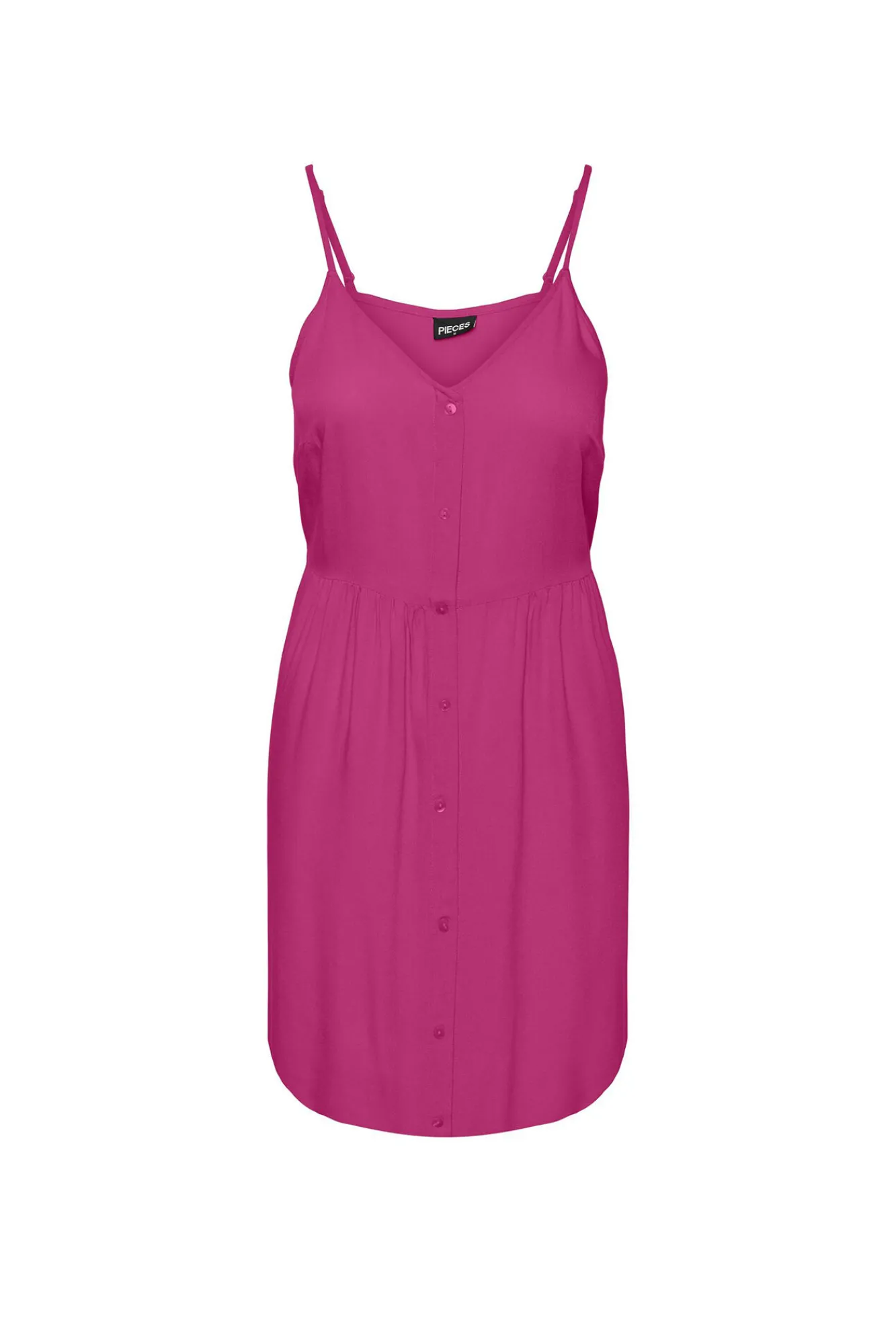 Pieces Vestido Midi De Tirantes. Morado Discount