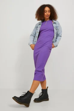Jack & Jones Vestido Midi De Tirantes Morado Online