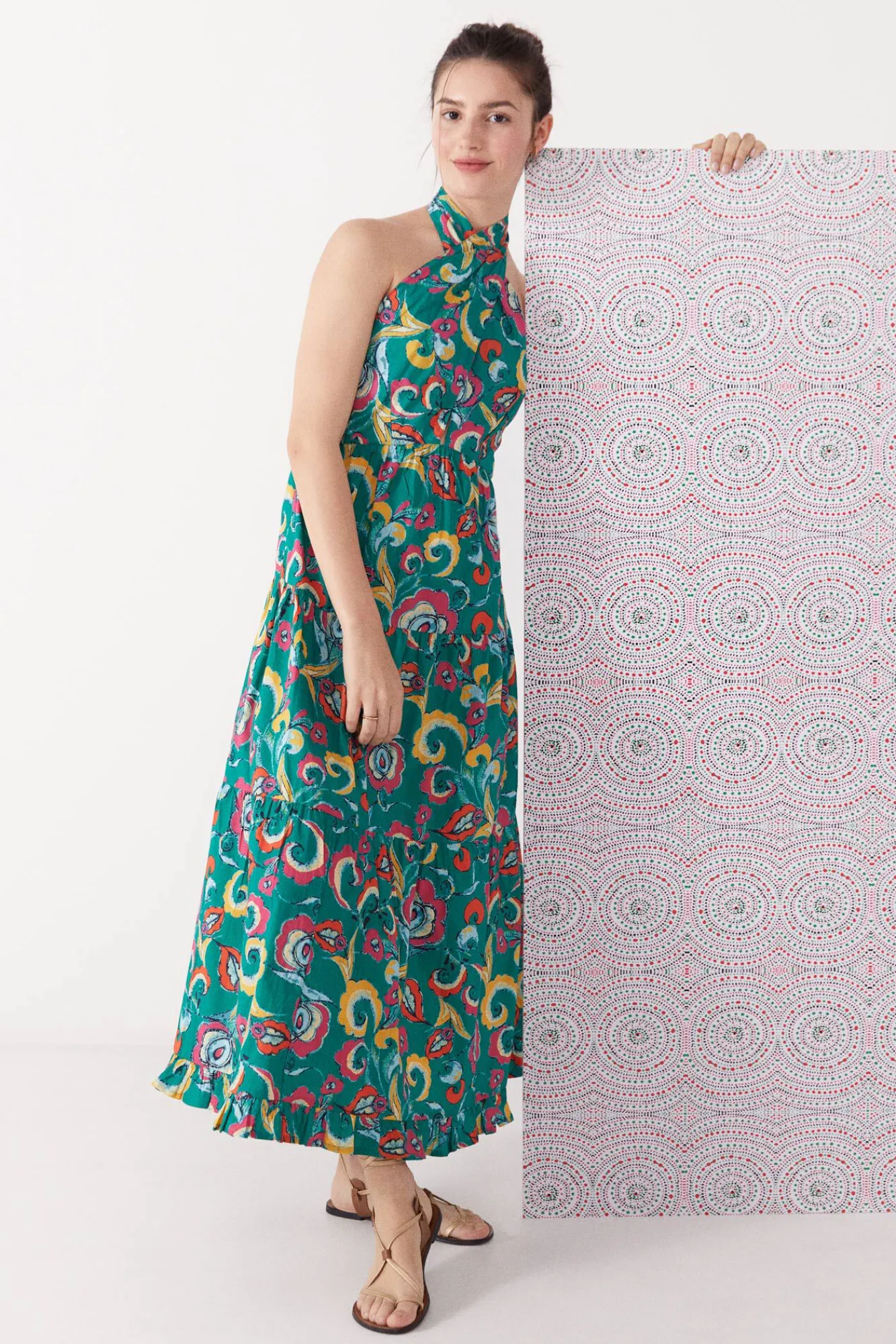 * Vestido Midi Espalda Abierta Botella New