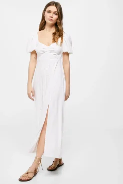 * Vestido Midi Espalda Fantasia Blanco Best