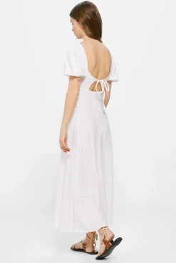 * Vestido Midi Espalda Fantasia Blanco Best