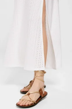 * Vestido Midi Espalda Fantasia Blanco Best