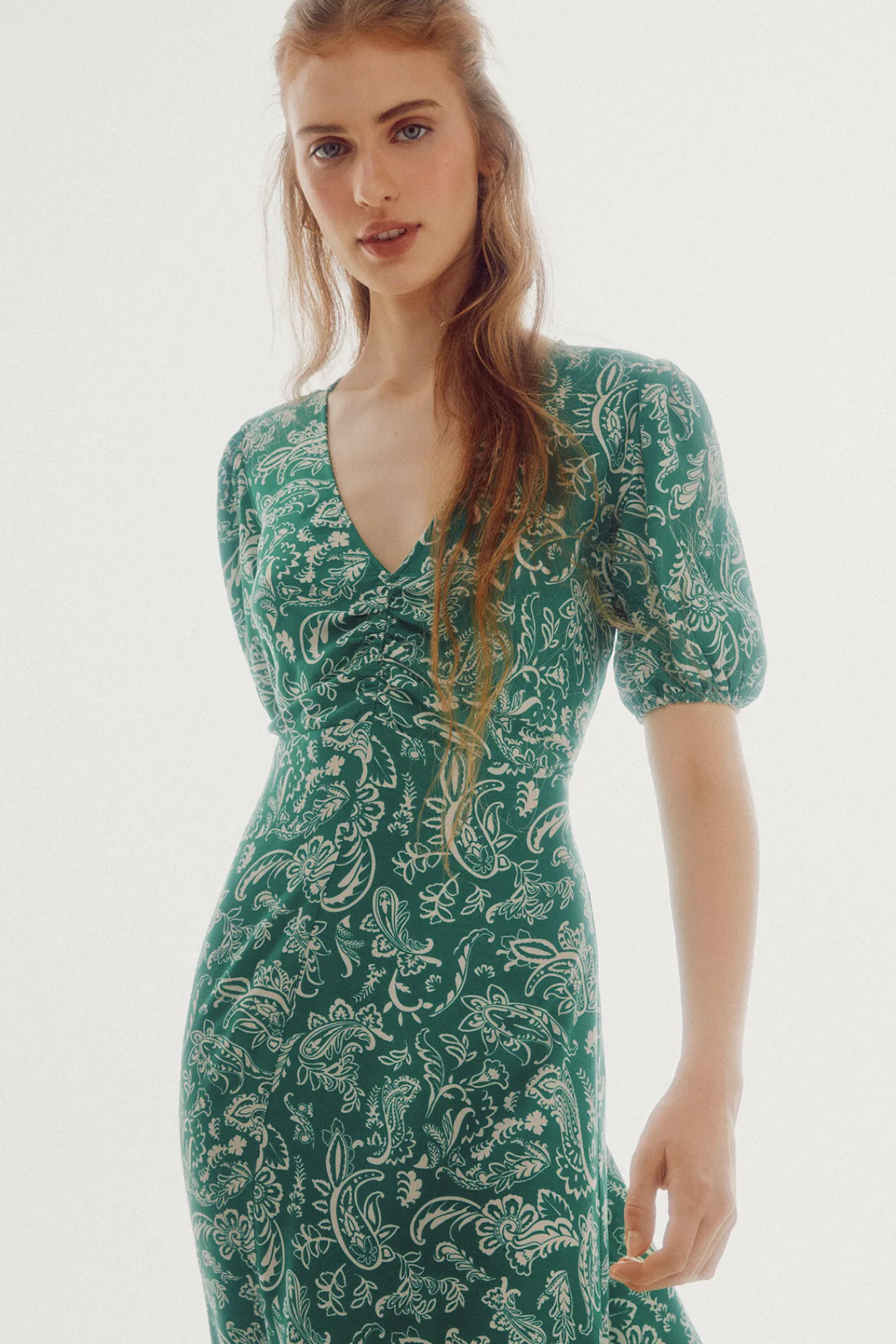 Slowlove Vestido Midi Estampado Multicolor Discount