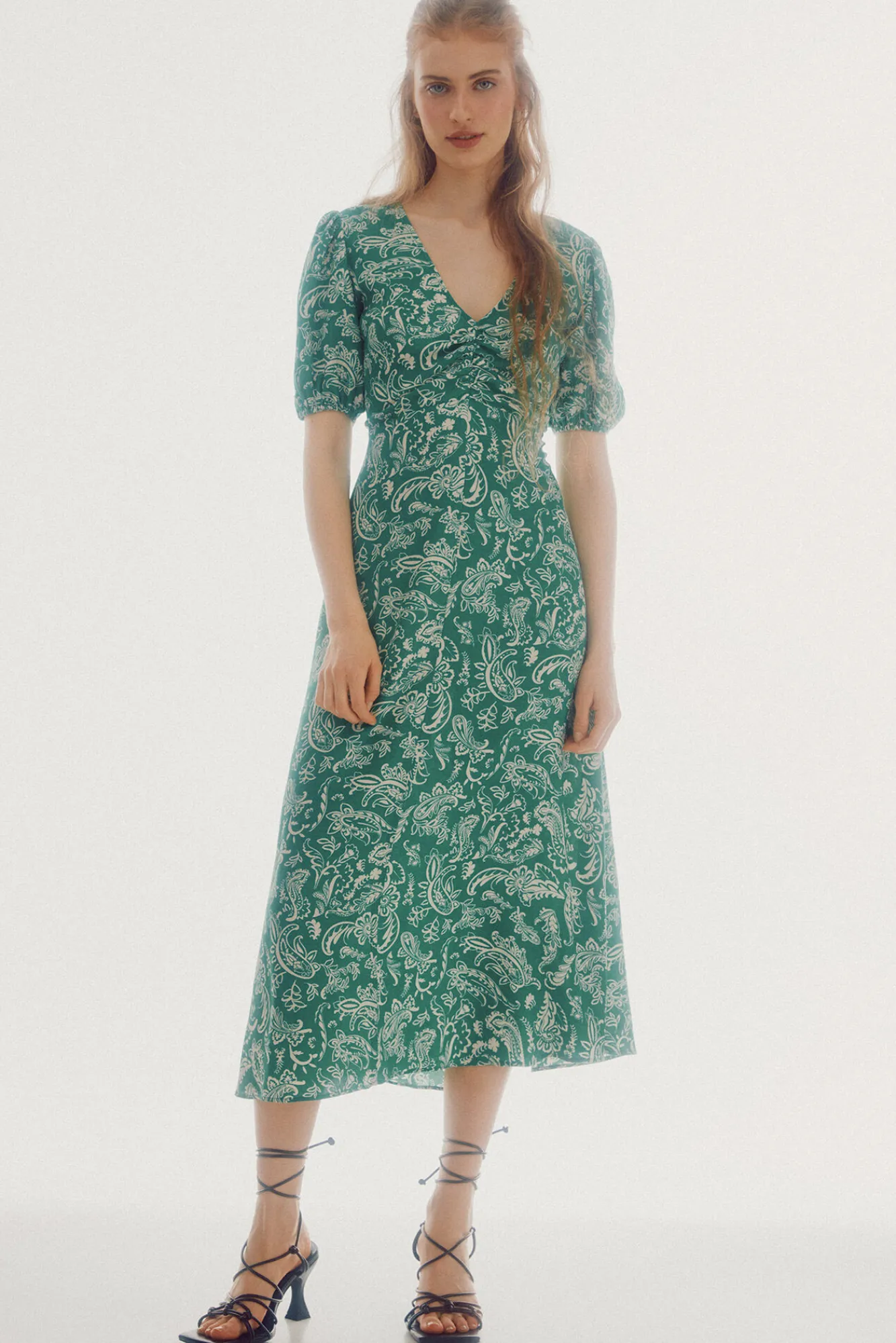 Slowlove Vestido Midi Estampado Multicolor Discount