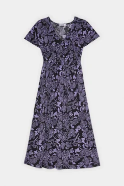 Inside Vestido Midi Estampado Multicolor Hot