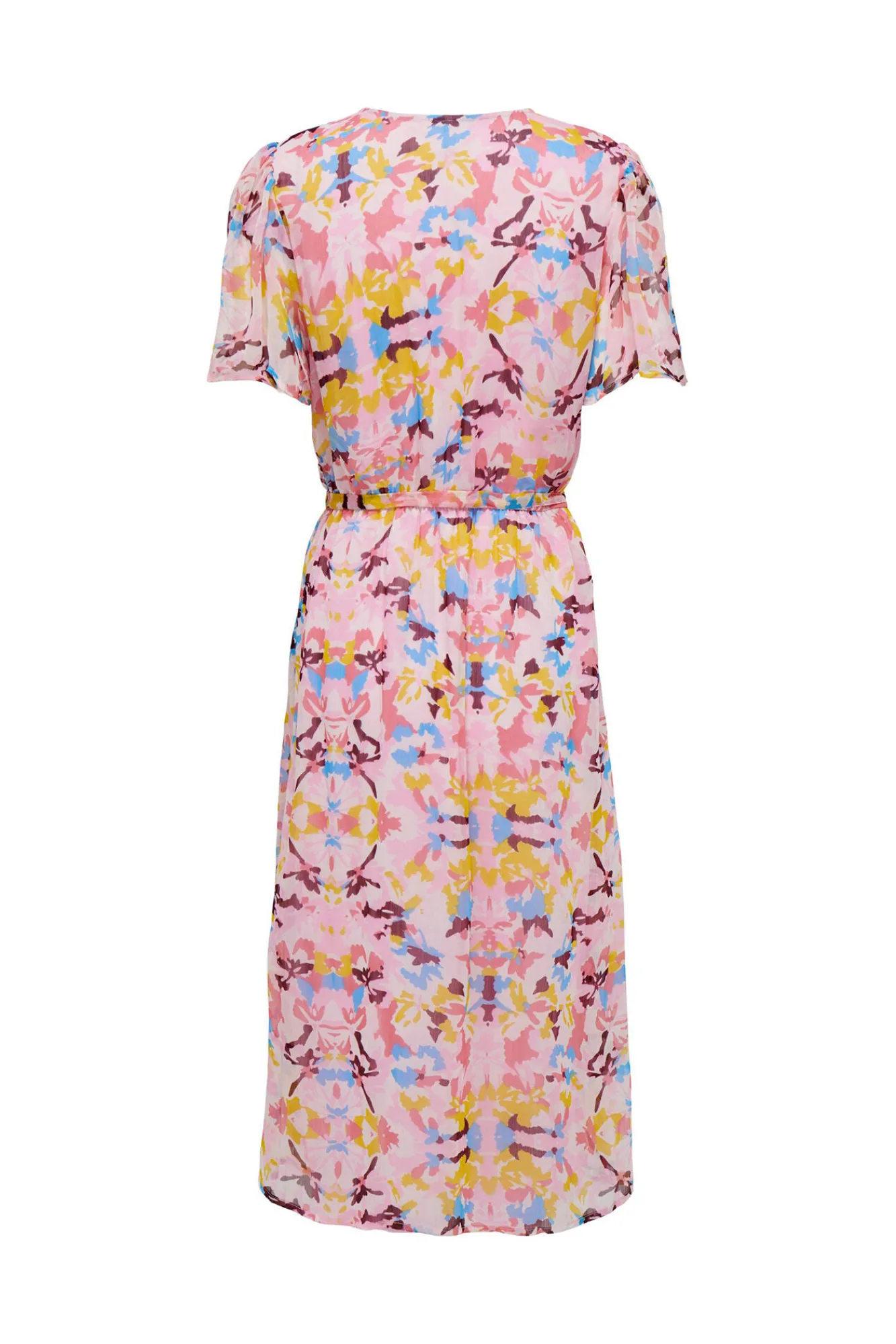 JDY Vestido Midi Manga Corta Blanco Discount