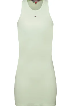 Tommy Jeans Vestido Mini Ajustado . Verde Online