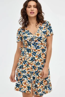 Inside Vestido Mini Con Estampado Multicolor Online