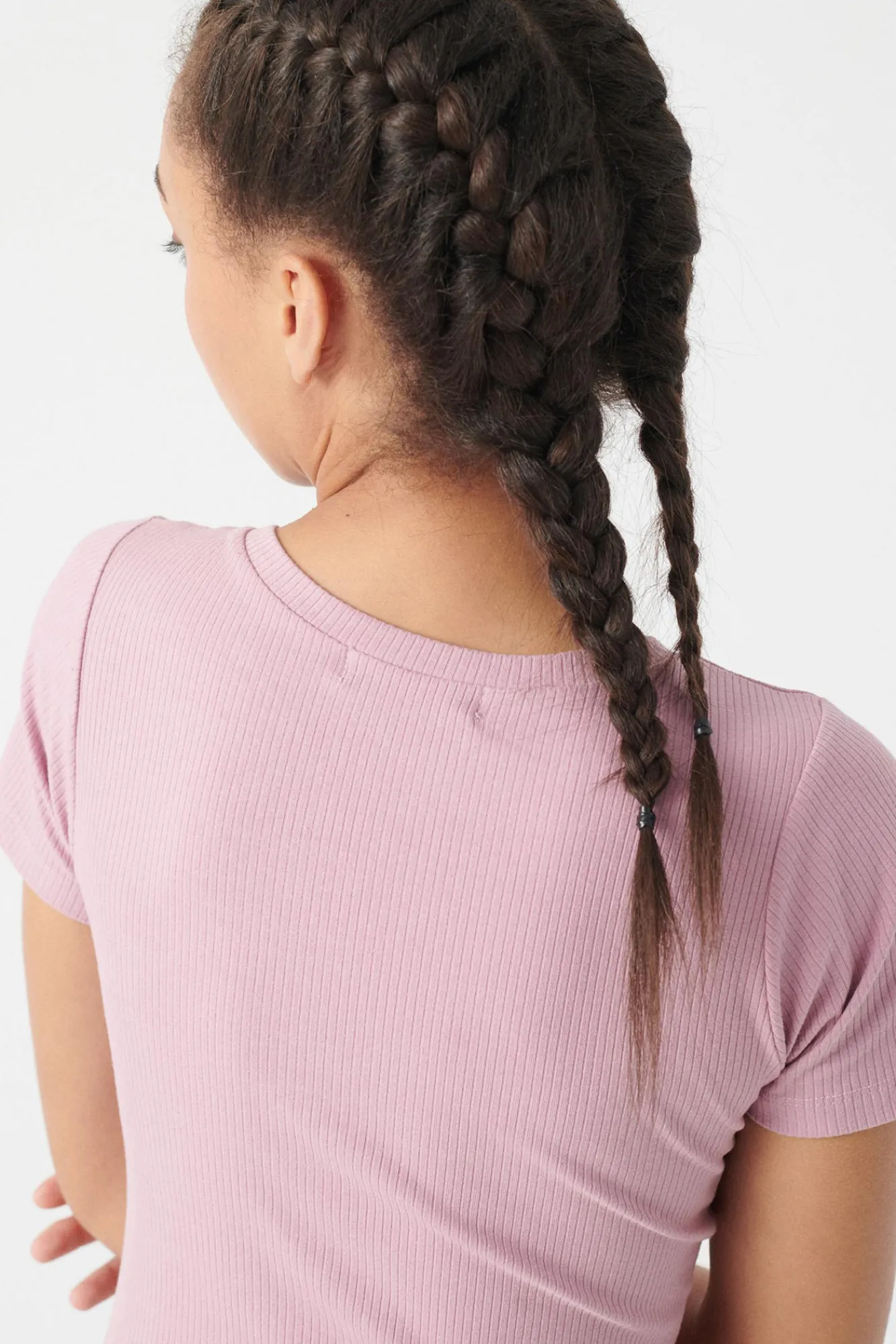 Inside Vestido Mini Rib Morado Clearance