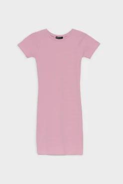 Inside Vestido Mini Rib Morado Clearance