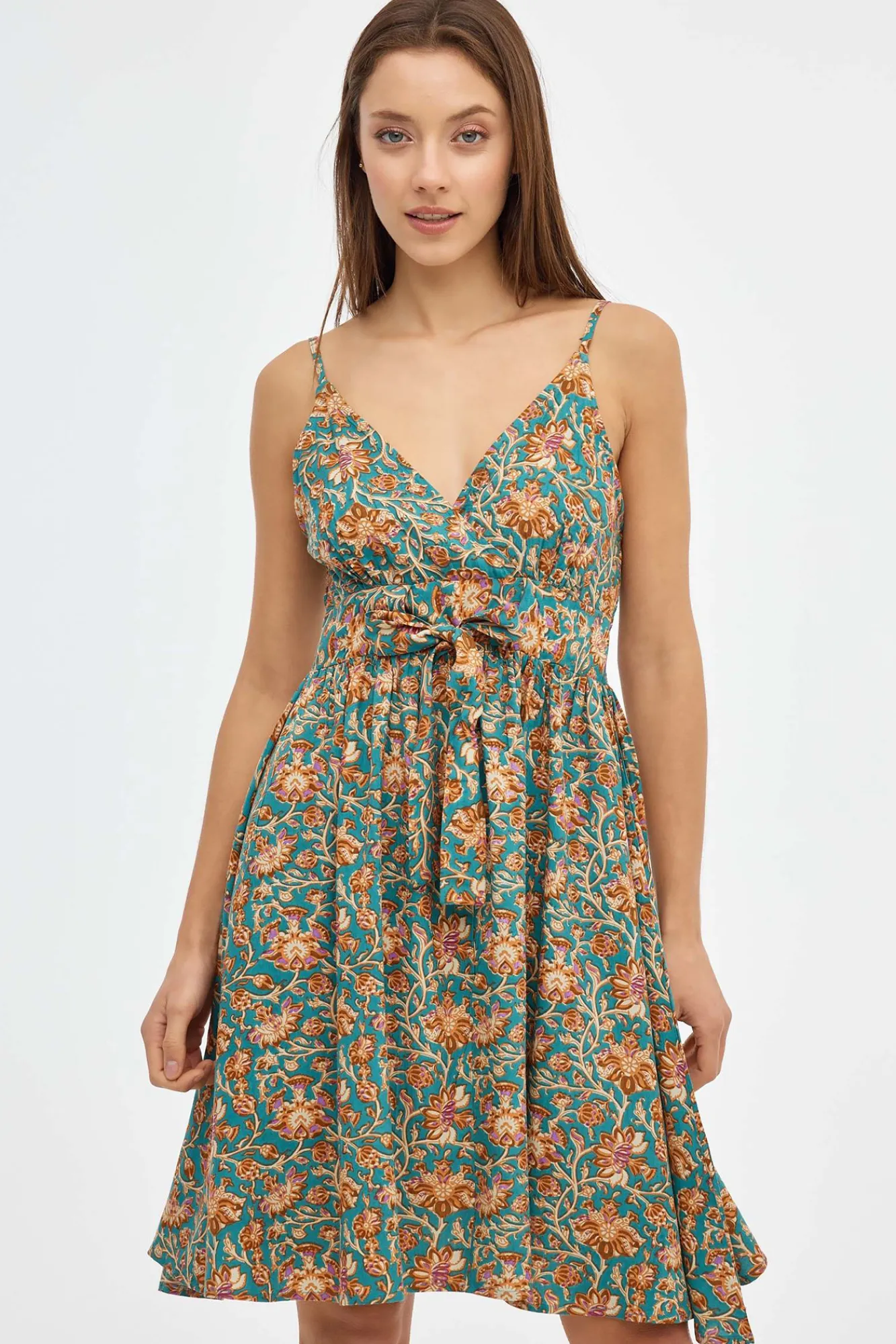 Inside Vestido Mini Tirantes Print Multicolor New