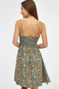 Inside Vestido Mini Tirantes Print Multicolor New