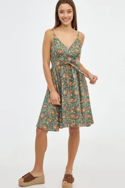 Inside Vestido Mini Tirantes Print Multicolor New