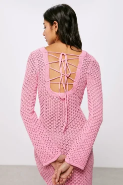 High Spirits Vestido Pita Rosa Online