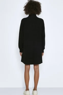 Noisy May Vestido Punto Cuello Alto Negro New