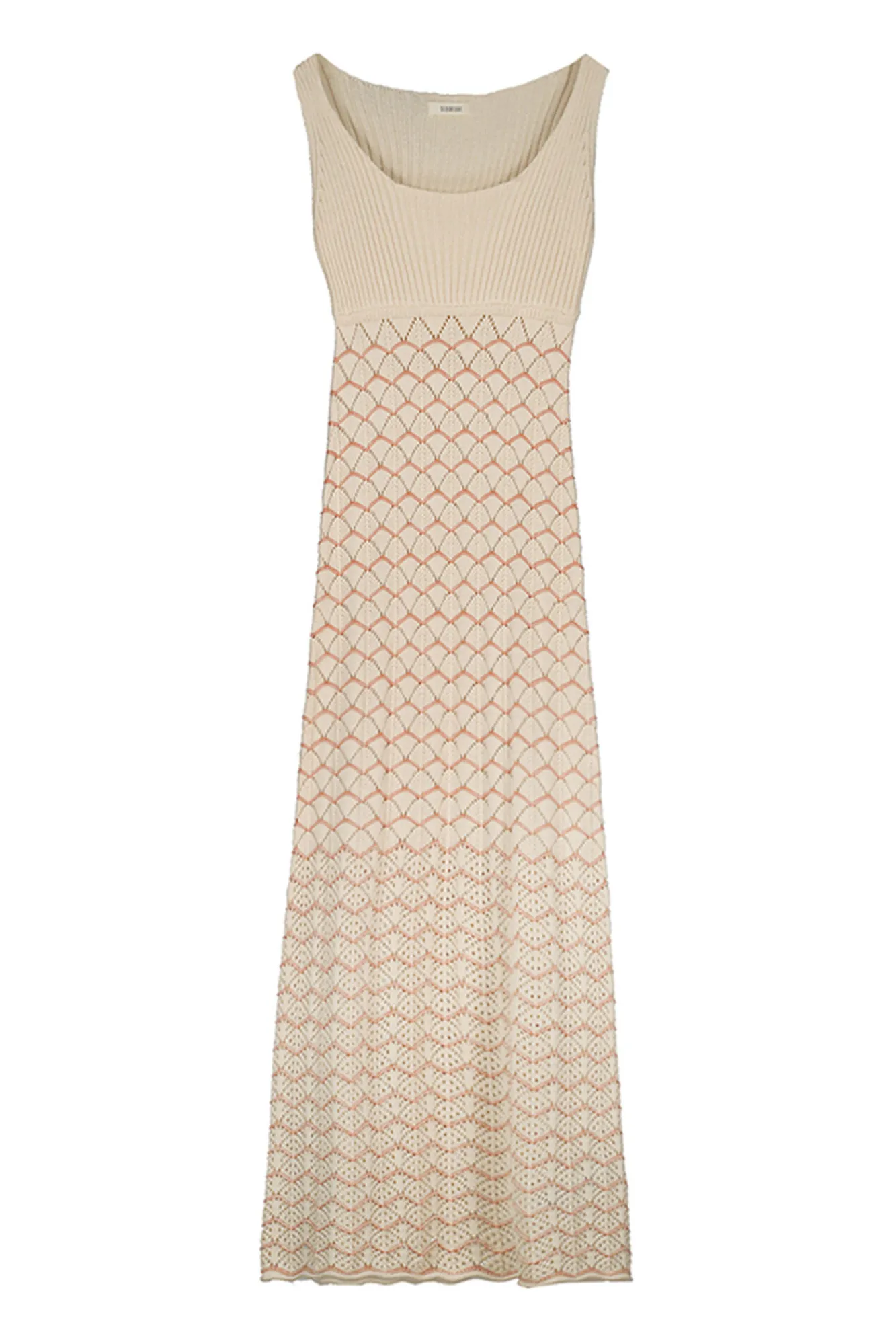 Slowlove Vestido Punto Ondas Marfil Clearance