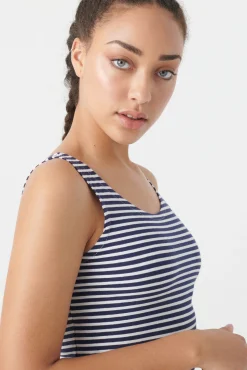 Inside Vestido Rayas Tejidas Navy Best