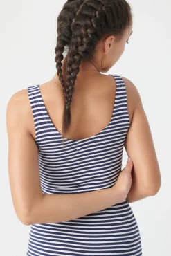 Inside Vestido Rayas Tejidas Navy Best