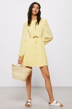 High Spirits Vestido Roxi Amarillo