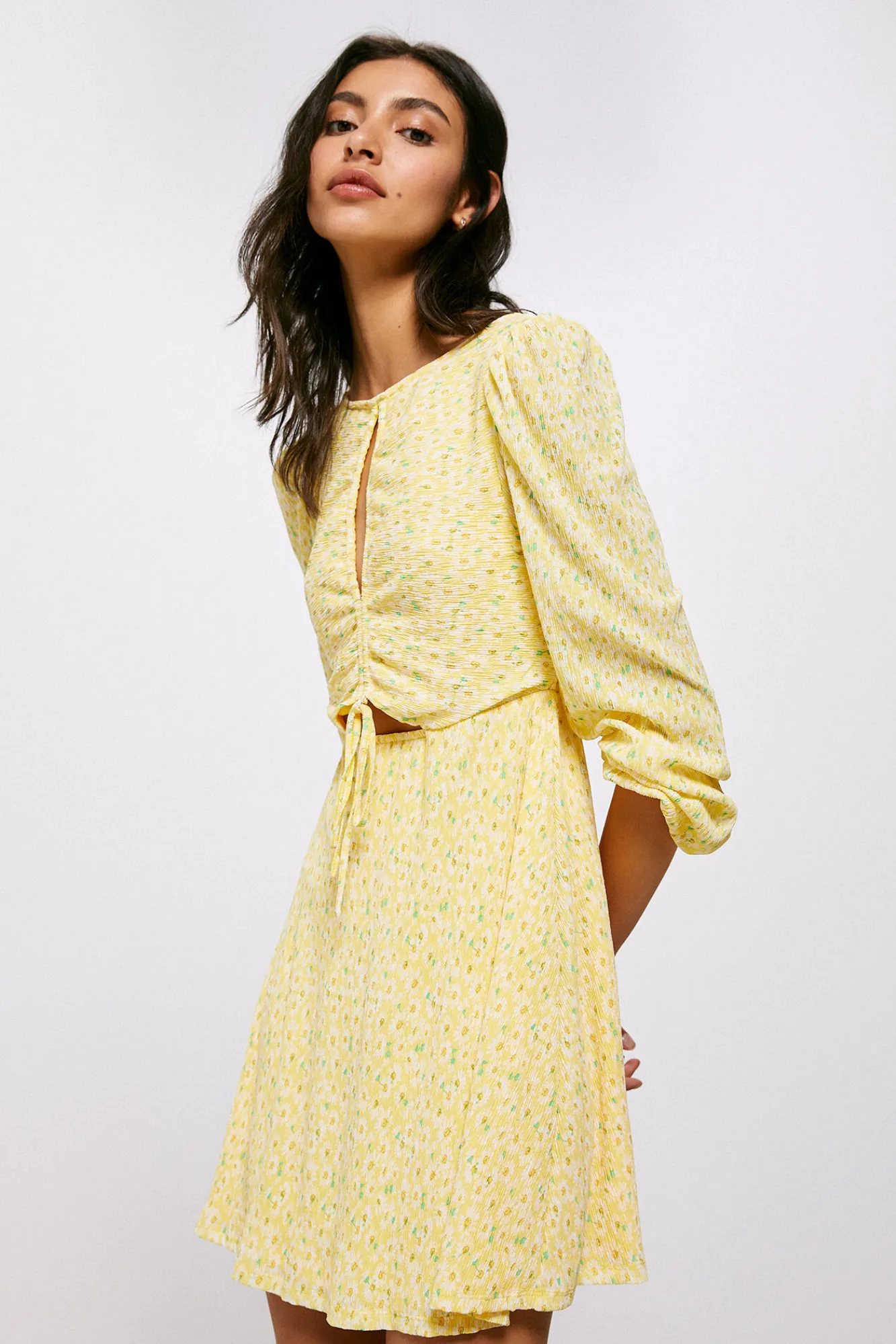 High Spirits Vestido Roxi Amarillo