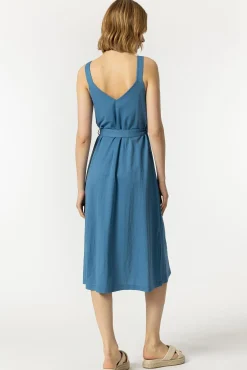 Tiffosi Vestido Shara Azul Medio New