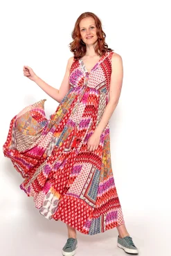 Brave Soul Vestido Sin Mangas Con Print Multicolor Clearance