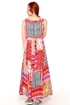 Brave Soul Vestido Sin Mangas Con Print Multicolor Clearance