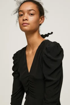 Pepe Jeans Vestido Skater Leonor Negro