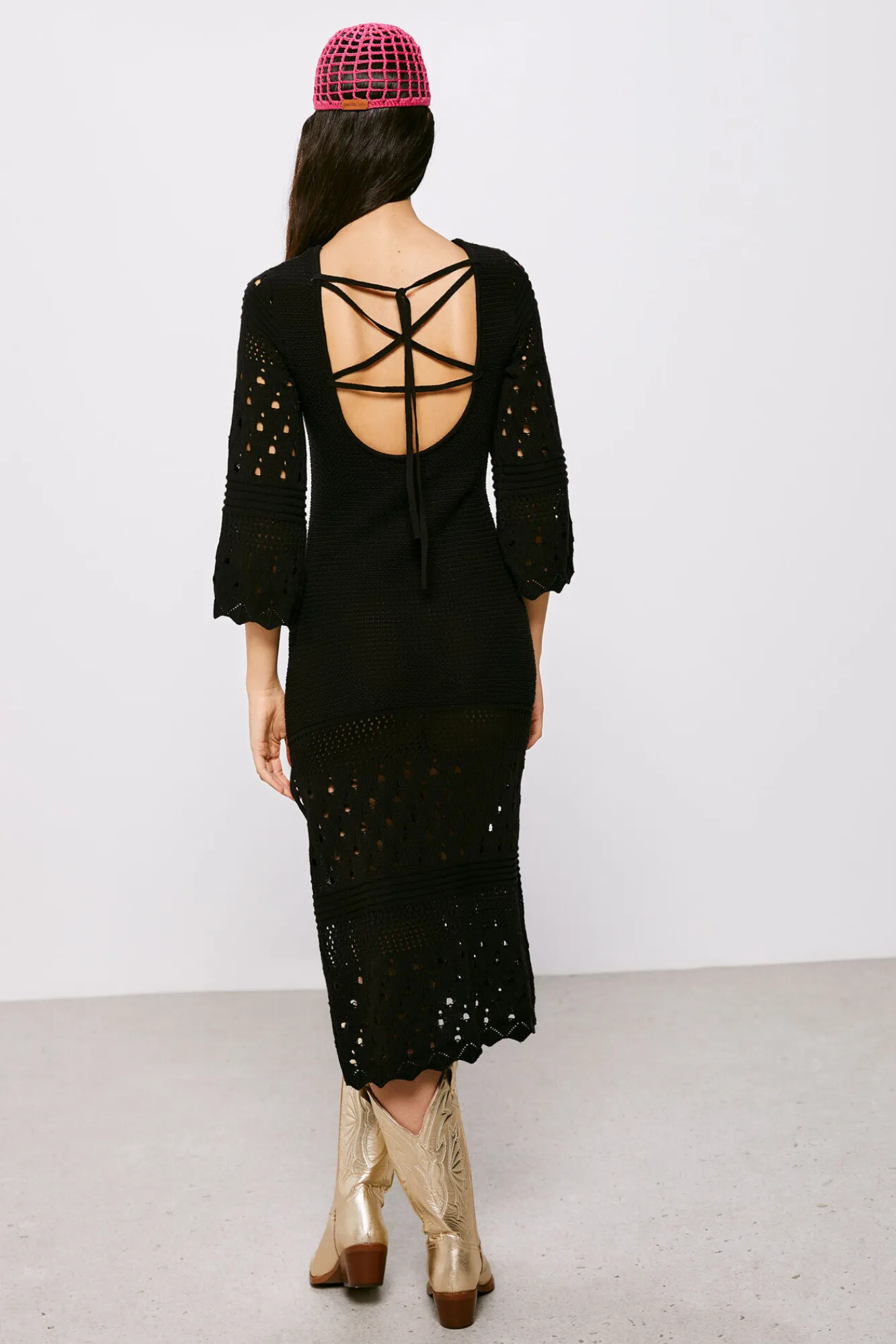 High Spirits Vestido Sparky Negro Sale