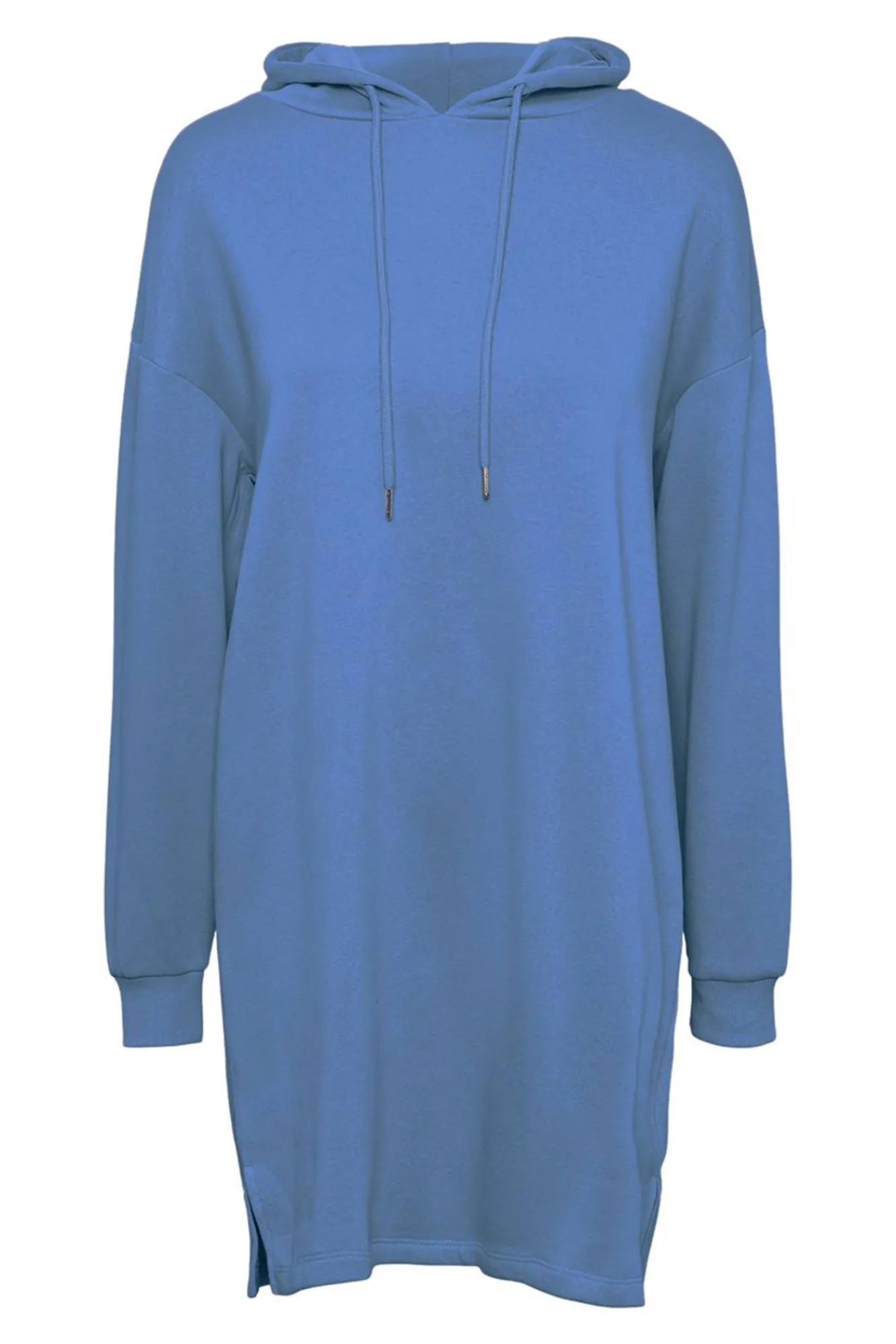 Pieces Vestido Sudadera Azul Medio Discount