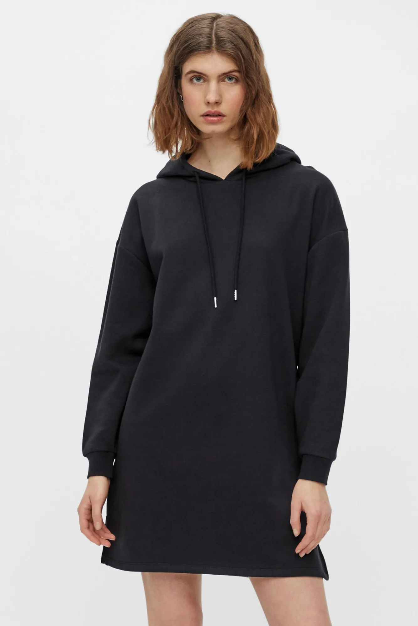 Pieces Vestido Sudadera Negro Hot
