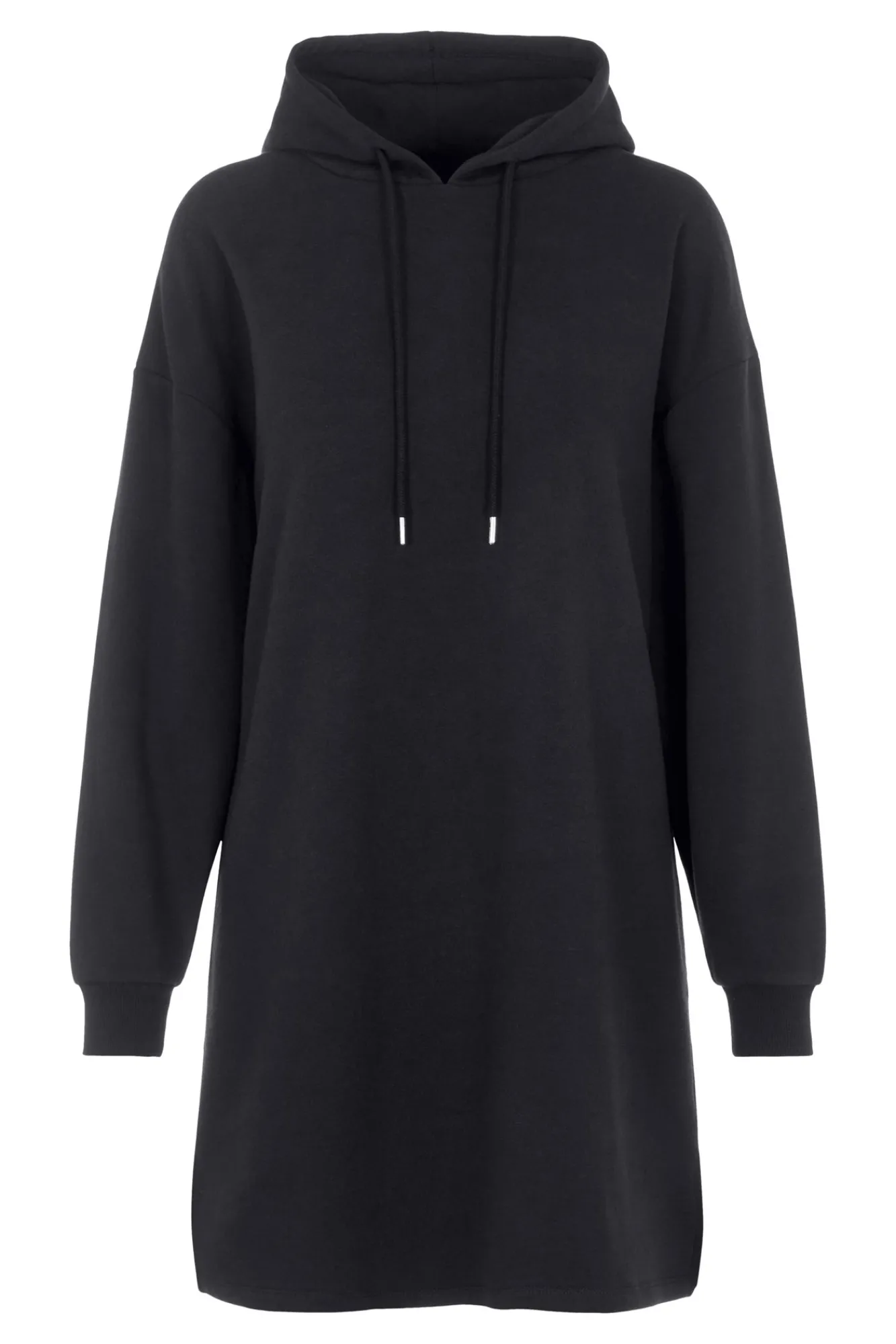 Pieces Vestido Sudadera Negro Hot