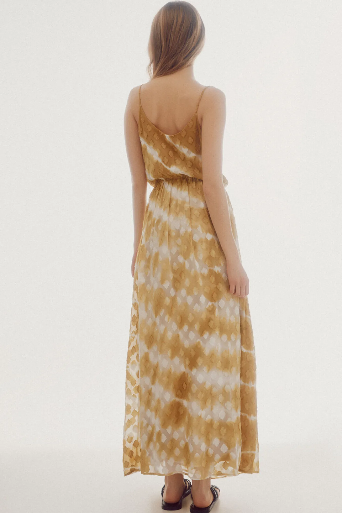 Slowlove Vestido Tie Dye Dorado Online