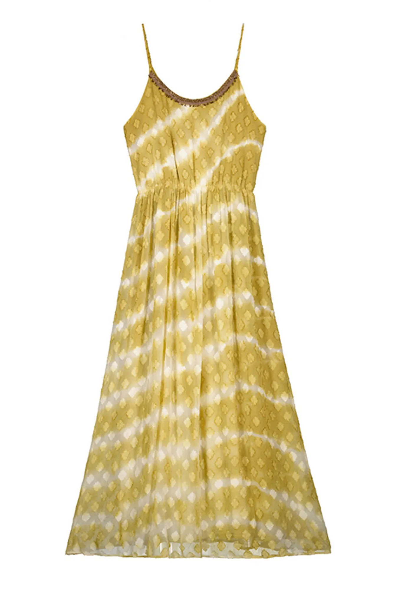 Slowlove Vestido Tie Dye Dorado Online