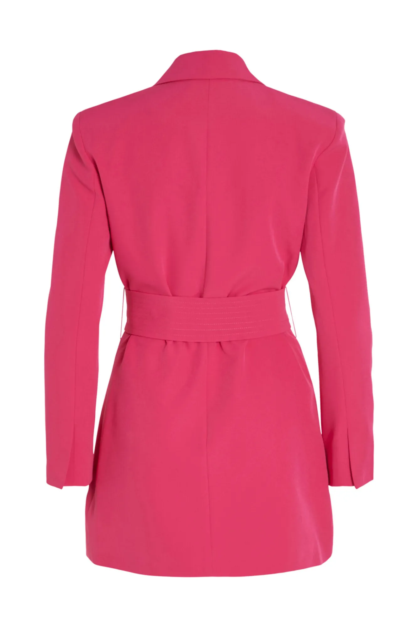Vila Vestido Tipo Blazer Rosa New