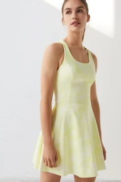 Dash and Stars Vestido Tirantes Malla Interior Estampado Hot