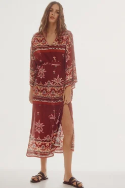 Slowlove Vestido Tunica Estampado Multicolor Discount
