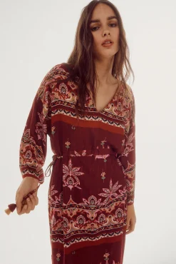 Slowlove Vestido Tunica Estampado Multicolor Discount