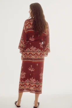 Slowlove Vestido Tunica Estampado Multicolor Discount
