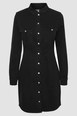 Noisy May Vestido Vaquero Corto Negro Sale