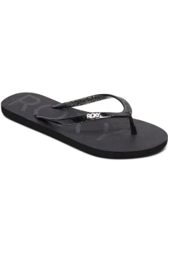 Roxy Viva Sparkle - Sandalias Para Mujer Negro Sale